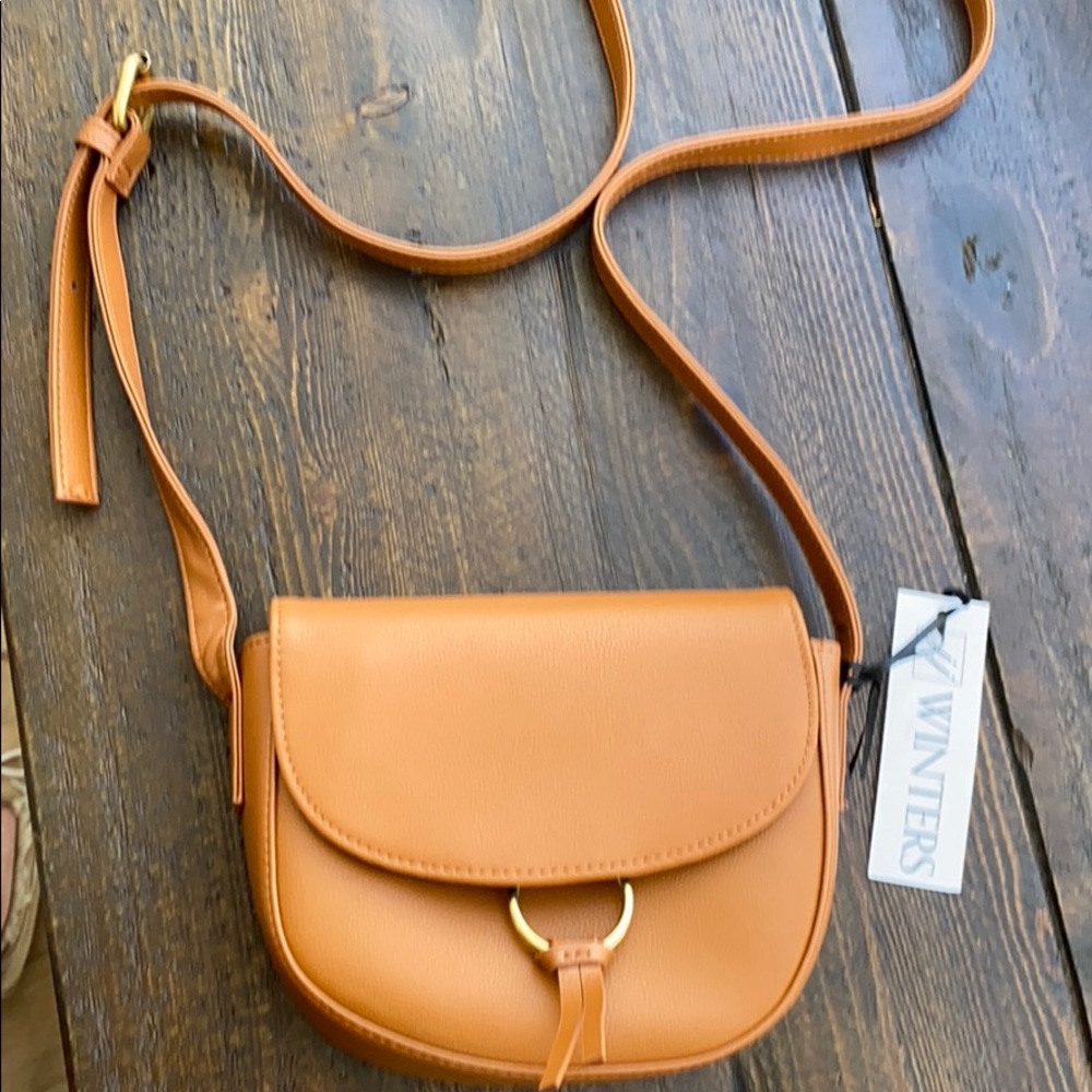 NWT j winter tan crossbody